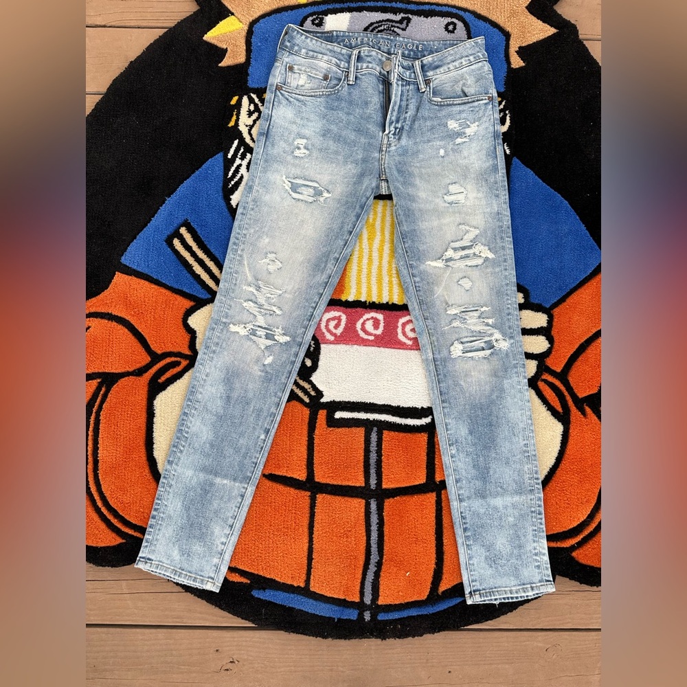 Cool blue jeans